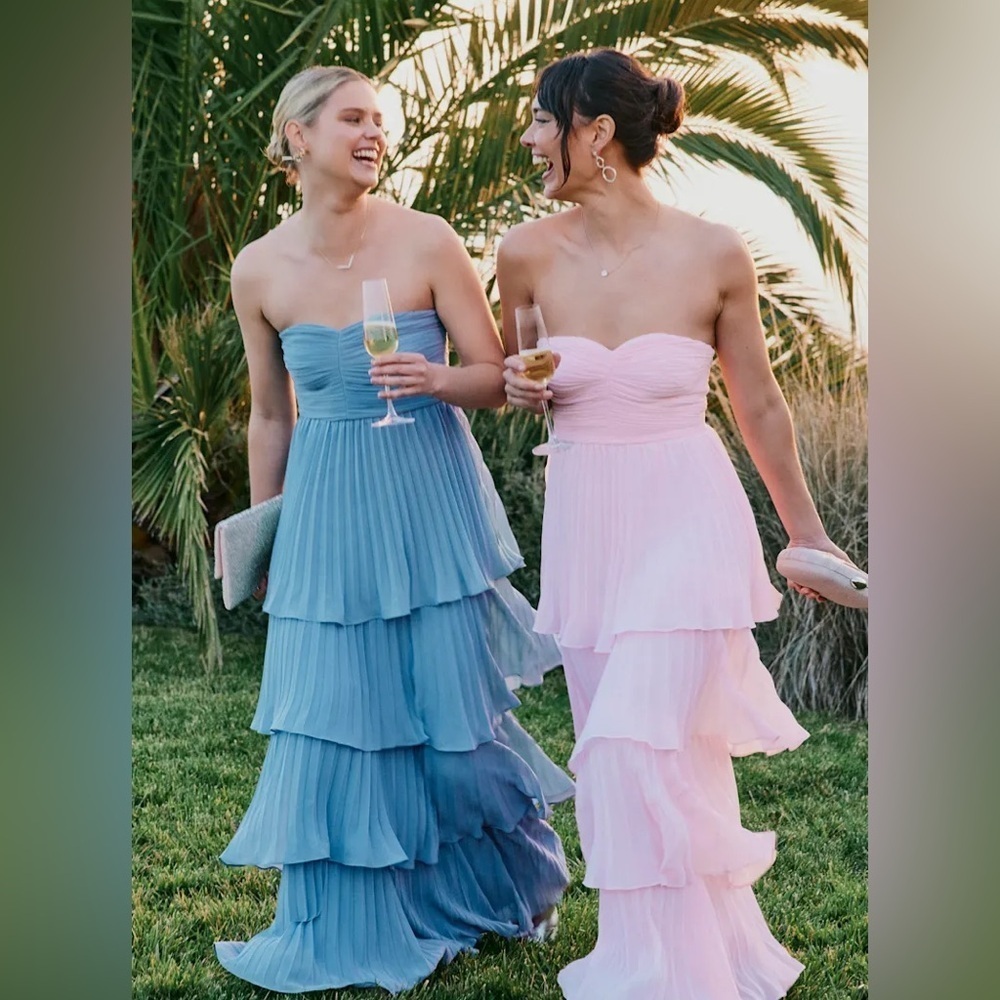 Lulus Seriously Sensational Light Blue Strapless Tiered
Maxi Dress - Picture 5 of 7